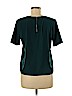 Forever 21 100% Polyester Green Short Sleeve Blouse Size M - photo 2