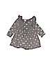 Carter's 100% Cotton Hearts Gray Dress 3-6 MO / 6 MO - photo 1