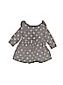 Carter's 100% Cotton Hearts Gray Dress 3-6 MO / 6 MO - photo 2