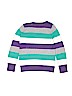 The Children's Place 100% Acrylic Stripes Purple Pullover Sweater Size 10 - 12 - photo 2