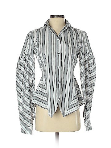 Christian Siriano Long Sleeve Button-Down Shirt (view 1)