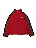 The North Face 100% Polyester Red Fleece Jacket Size M (kids) - photo 1