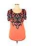 Apt. 9 100% Rayon Orange Short Sleeve Top Size XL - photo 1