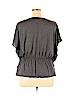 AB Studio Gray Short Sleeve Top Size XL - photo 2