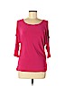 Joseph Ribkoff Pink Short Sleeve Top Size 8 - photo 1