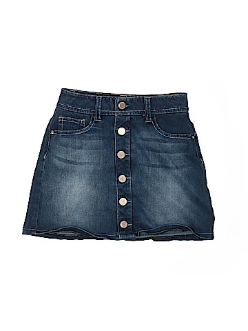 Justice Denim Skirt (view 1)