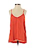 H&M 100% Polyester Orange Sleeveless Blouse Size 2 - photo 1