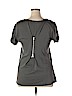 Gap Gray Short Sleeve Top Size XL - photo 2
