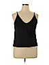 H&M 100% Polyester Black Sleeveless Blouse Size L - photo 1