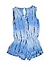 Flowers By Zoe 100% Rayon Blue Romper Size XL (youth) - photo 1