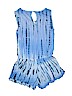 Flowers By Zoe 100% Rayon Blue Romper Size XL (youth) - photo 2