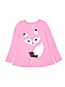 Justice Pink Long Sleeve T-Shirt Size 10 - photo 1