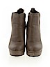 Wild Diva Brown Ankle Boots Size 5 1/2 - photo 2