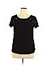 Atelier Black Short Sleeve Top Size XL - photo 1
