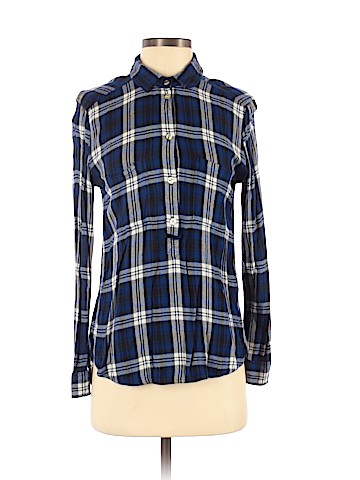American Eagle Outfitters Long Sleeve Button-Down Shirt (view 1)