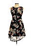 Bebop 100% Polyester Black Casual Dress Size L - photo 2