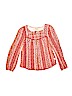 Lucky Brand Burgundy Long Sleeve Blouse Size M (kids) - photo 1