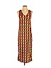 H&M 100% Rayon Orange Casual Dress Size XS - photo 1