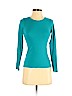 Forever 21 Blue Long Sleeve Top Size S - photo 1