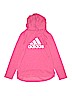 Adidas 100% Polyester Pink Pullover Hoodie Size 14 - photo 1