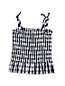 Ten Sixty Sherman Girls 100% Cotton Checkered-gingham Blue Sleeveless Blouse Size M (youth) - photo 1