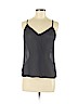 10 Crosby Derek Lam 100% Polyester Blue Sleeveless Blouse Size 8 - photo 1
