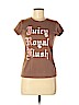 Juicy Couture 100% Cotton Brown Short Sleeve T-Shirt Size M - photo 1