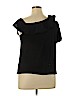 Who What Wear Black Short Sleeve Top Size XL - photo 2