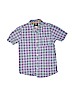 OshKosh B'gosh 100% Polyester Blue Short Sleeve Button-Down Shirt Size 10 - photo 1