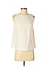 Ann Taylor LOFT Ivory Sleeveless Top Size S (petite) - photo 1