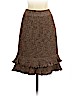 Classiques Entier Brown Wool Skirt Size 8 - photo 1