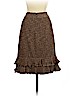 Classiques Entier Brown Wool Skirt Size 8 - photo 2