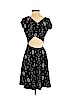Love, Fire 100% Cotton Black Casual Dress Size S - photo 2