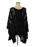 Ashley Stewart 100% Acrylic Black Poncho One size - photo 1