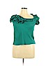 Nine West 100% Polyester Green Short Sleeve Blouse Size XL - photo 1