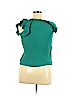 Nine West 100% Polyester Green Short Sleeve Blouse Size XL - photo 2
