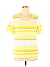 Croft & Barrow Yellow Short Sleeve T-Shirt Size 1X - photo 1