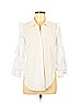 MISA Los Angeles 100% Cotton White Long Sleeve Button-Down Shirt Size S - photo 1
