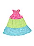Gymboree 100% Cotton Polka Dots Color Block Pink Dress Size 2T - photo 1