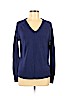 Sweet Romeo 100% Acrylic Blue Pullover Sweater Size S - photo 1
