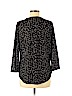 H&M 100% Polyester Black 3/4 Sleeve Blouse Size M - photo 2