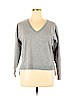 ELOQUII Gray Pullover Sweater Size 14 - 16 Plus - photo 1