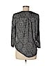 H&M 100% Polyester Black 3/4 Sleeve Blouse Size M - photo 2