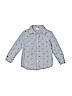 Carter's 100% Cotton Blue Long Sleeve Button-Down Shirt Size 3T - photo 1