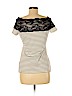 H&M Ivory Short Sleeve Top Size M - photo 2