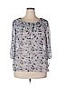 LC Lauren Conrad 100% Polyester White 3/4 Sleeve Blouse Size XXL - photo 1