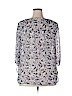 LC Lauren Conrad 100% Polyester White 3/4 Sleeve Blouse Size XXL - photo 2