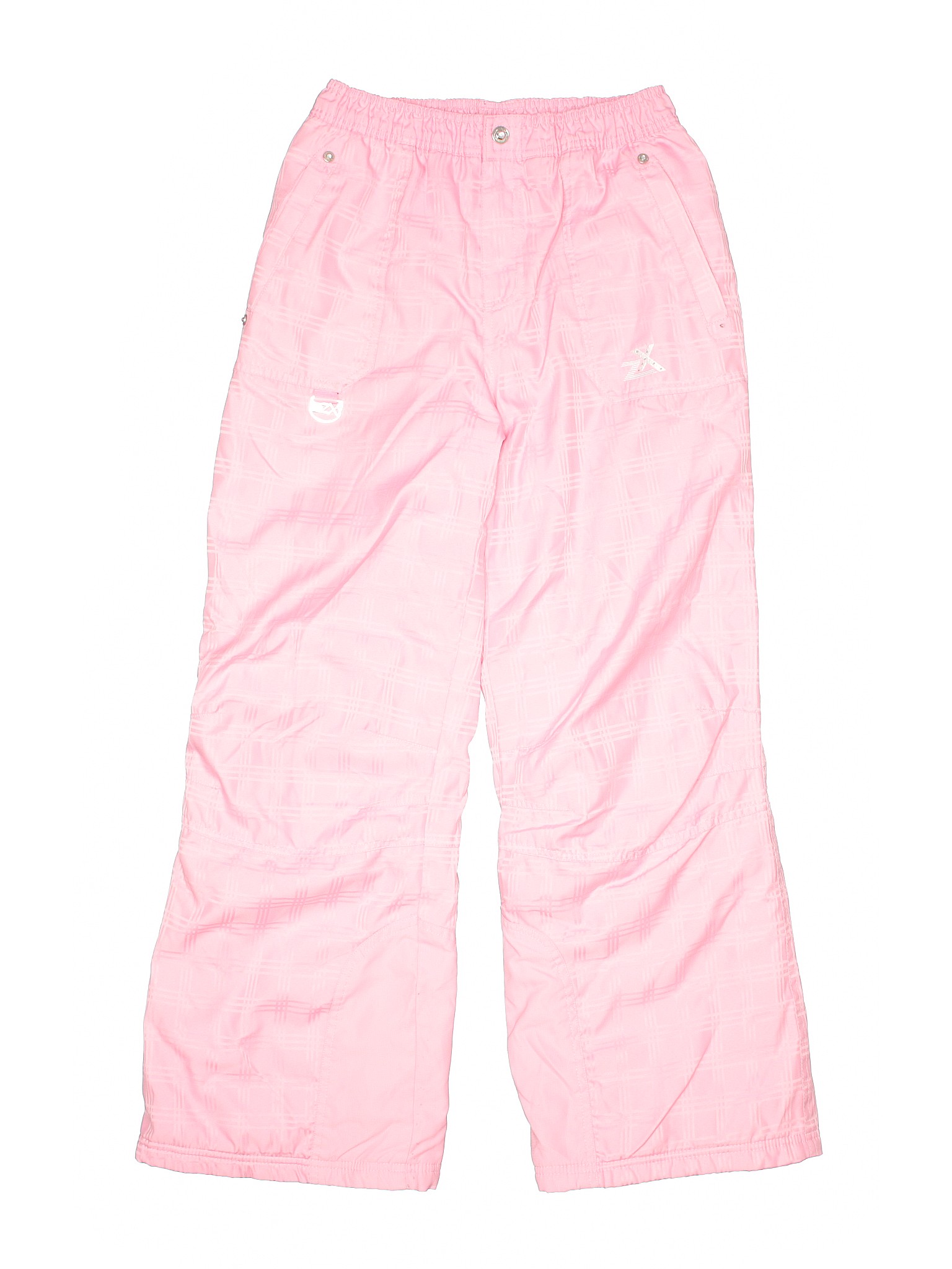 ZeroXposur 100 Polyester Solid Pink Snow Pants Size 14 77 off thredUP