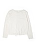 Zara Kids Solid White Long Sleeve Top Size 13 - 14 - photo 2