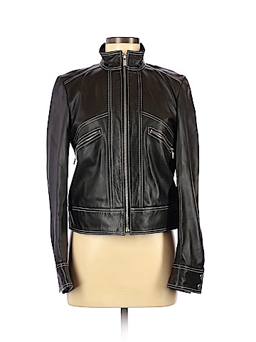 MICHAEL Michael Kors Faux Leather Jacket (view 1)